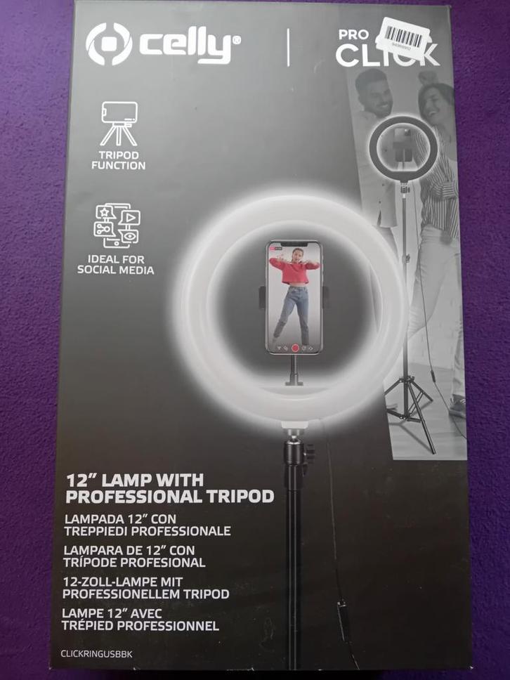 Celly Proclick Ringlight, Audio, Tv en Foto, Overige Audio, Tv en Foto, Nieuw, Ophalen