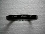 UV filter 55, Overige merken, Gebruikt, Ophalen of Verzenden, 50 tot 60 mm