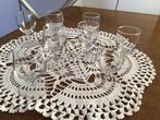 Glaasjes,8 verschillende ,leuk voor ameuse, Ophalen of Verzenden, Gebruikt, Glas, Glas of Glazen