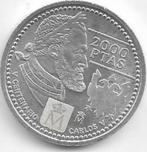 2000  peseta  2000  Spanje. km.  1015  unc/proof, Ophalen of Verzenden, Overige landen, Losse munt, Zilver