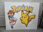 Pokemon Schilderij met Ash en Pikachu, Ophalen, Zo goed als nieuw, Plaatje