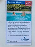 Kortingsbon sauna - Sanadome Nijmegen, Drie personen of meer, Kortingsbon, Spa of Sauna
