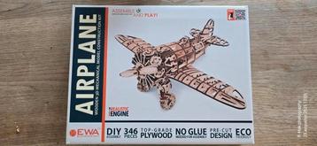 EWA Houten Vliegtuig Modelbouw Kit (Nieuw!) beschikbaar voor biedingen
