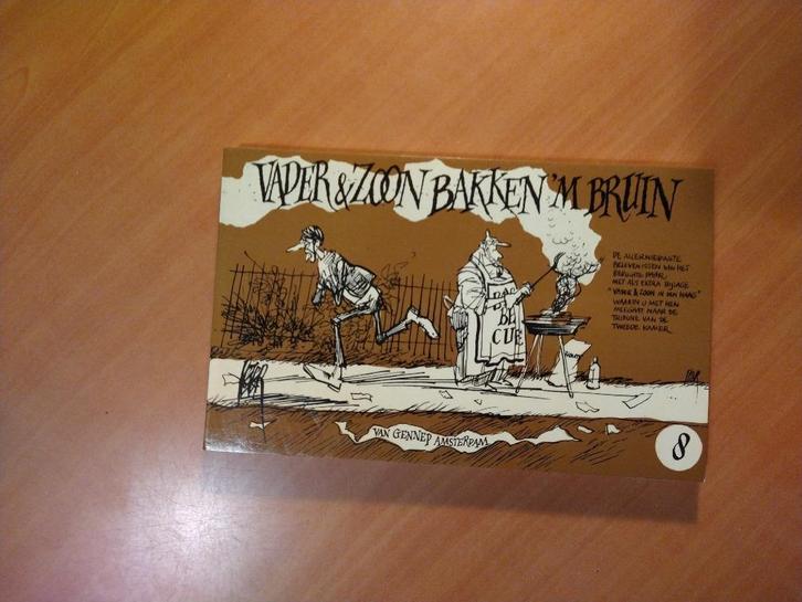 Straaten, Peter van. Vader & zoon bakken 'm bruin, Boeken, Stripboeken, Gelezen, Eén stripboek, Ophalen of Verzenden