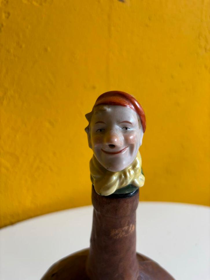 Antieke Wijnfles met Porseleinen Dop, Antiek en Kunst, Antiek | Overige Antiek, Ophalen of Verzenden