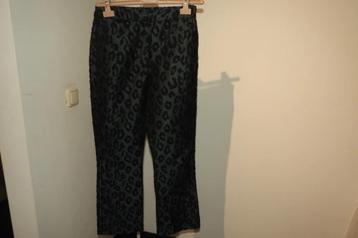 Anine Bing nette broek donker groen jaguar print xs kleine s beschikbaar voor biedingen
