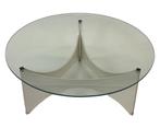 Vintage Salontafel Werner Blaser 'T Spectrum Design, Ophalen of Verzenden, Glas