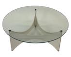 Vintage Salontafel Werner Blaser 'T Spectrum Design, Huis en Inrichting, Tafels | Salontafels, Ophalen of Verzenden, Glas