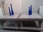 2 stevige salontafels 68 x 08 cm 46 cm hoog samen €35, Ophalen, Overige materialen, Gebruikt, 50 tot 100 cm
