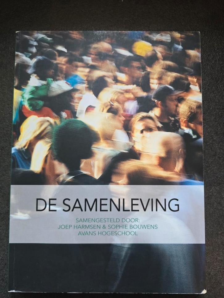 De Samenleving - Joep Harmsen & Sophie Bouwens, Boeken, Studieboeken en Cursussen, Gelezen, HBO, Gamma, Ophalen of Verzenden