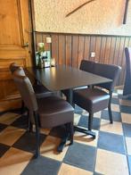 5 x horecatafel restauranttafel tafel kleur zwart, Ophalen, Zo goed als nieuw