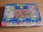 Puzzels Jan van Haasteren 1 x 750 en 1 x 999 stukjes, Ophalen of Verzenden, 500 t/m 1500 stukjes, Gebruikt, Legpuzzel