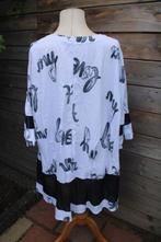 Blouse zwart/ wit Kekoo mt 2 (44/46) Vaste prijs OPRUIMING, Wit, Maat 42/44 (L), Ophalen of Verzenden, Kekoo