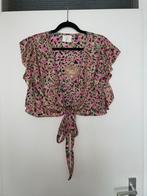 PURPLE QUEEN dames boho ibiza cropped knoop blouse top mt M., Maat 38/40 (M), Purple queen, Ophalen of Verzenden, Zo goed als nieuw