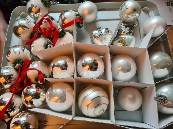 Zilver kerstspullen, Diversen, Kerst, Gebruikt, Ophalen of Verzenden