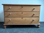 Antiek grenen ladekast B133cm H84cm D72cm, Antiek en Kunst, Ophalen