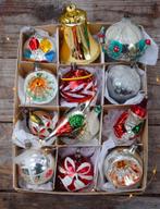 Nieuwe voorraad antieke, oude kerstballen, vintage, Diversen, Gebruikt, Onbekend, Ophalen of Verzenden, Onbekend