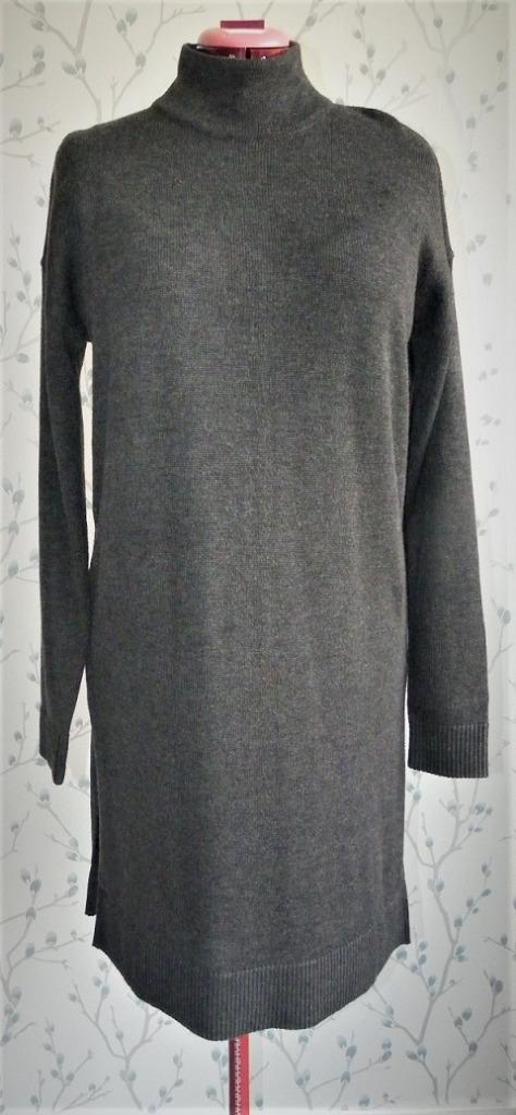 MINIMUM Donker-Grijs Scand./Deens Winter Col-Jurkje maat M, Kleding | Dames, Jurken, Zo goed als nieuw, Maat 38/40 (M), Grijs