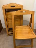 Klapstoelen (4), Huis en Inrichting, Stoelen, Ophalen, Gebruikt