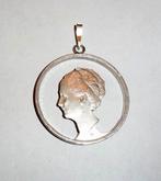 Hanger Rijksdaalder Zilver Uitgesneden wilhelmina, Overige voorstellingen, Verzenden, Zo goed als nieuw, Zilver