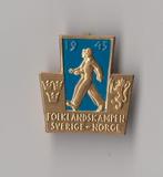 Noorwegen Zweden 1945 Nationale Ploeg Wandelen broche, Gebruikt, Niet vindbaar, Niet vindbaar, Speldje of Pin