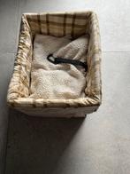 Hondenbak/stoel voor in auto, Ophalen, Zo goed als nieuw, Stof