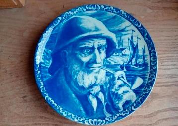 Delftsblauw wandbord van Boch Frères Keramis uit België beschikbaar voor biedingen