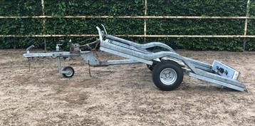 Motoraanhanger kantelbaar laadvermogen 650 kg beschikbaar voor biedingen