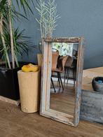 Spiegel sloophout 40x76x7cm - liggend of staand op te hangen, Huis en Inrichting, Woonaccessoires | Spiegels, Ophalen, Minder dan 50 cm