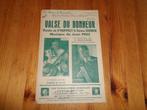 Jean prez / d'harvilly / soubrie - valse du bonheur, Gebruikt, Accordeon, Ophalen of Verzenden, Artiest of Componist
