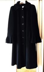 Zwarte CASHMERE mantel ERICH FEND – valt als 38/40, Maat 38/40 (M), Verzenden, Zwart, Erich Fend