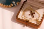 Vintage 8 karaat ketting inclusief hanger granaat, Sieraden, Tassen en Uiterlijk, Kettingen, Elle's Atelier, Elle's Atelier, Elle's Atelier