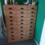 Authentieke houten juweliers kast/ladenkast/, Huis en Inrichting, 5 laden of meer, Ophalen, Gebruikt, 25 tot 50 cm