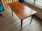 Uitschuifbare vintage eettafel, Huis en Inrichting, Tafels | Eettafels, Ophalen, Gebruikt, 100 tot 150 cm, 50 tot 100 cm