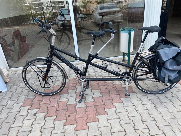 Trekking Vouwtandem Multicycle,Rohloff 14 speed, Fietsen en Brommers, Fietsen | Tandems, Zo goed als nieuw, 10 tot 15 versnellingen