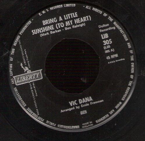 Vic Dana - Bring a Little Sunshine - That's All_SIXTIES, Cd's en Dvd's, Vinyl Singles, Gebruikt, Pop, Ophalen of Verzenden