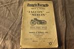 Francis Barnett Falcon Merlin hints and spares list, Motoren, Ophalen of Verzenden, Overige merken