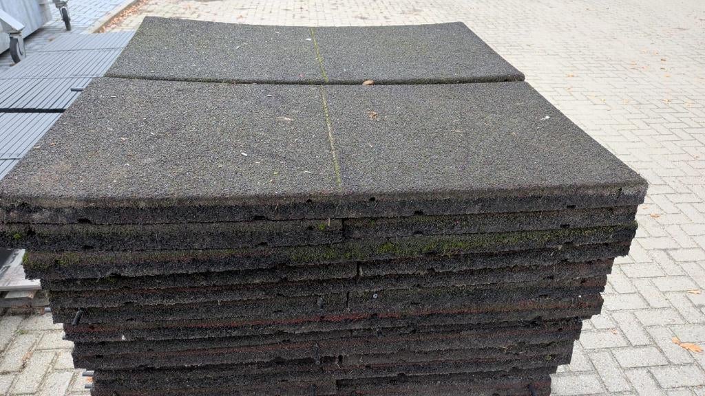 Rubberen tegels 100  50  4,5 cm  Stalmatten, Dieren en Toebehoren, Stalling en Weidegang, ., ., ., Weidegang