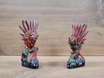 2 Garuda miniatuur vogels, Antiek en Kunst, Kunst | Beelden en Houtsnijwerken, Ophalen of Verzenden