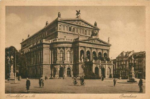 (381-223-001) Frankfurt Opernhaus, Verzamelen, Ansichtkaarten | Buitenland, Duitsland, Verzenden