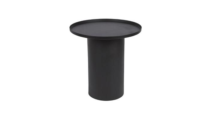 Kave Home Fleksa bijzettafel 45 Zwart | Van €149, nu, Huis en Inrichting, Tafels | Bijzettafels, Nieuw, Rond, 45 tot 60 cm, Minder dan 55 cm