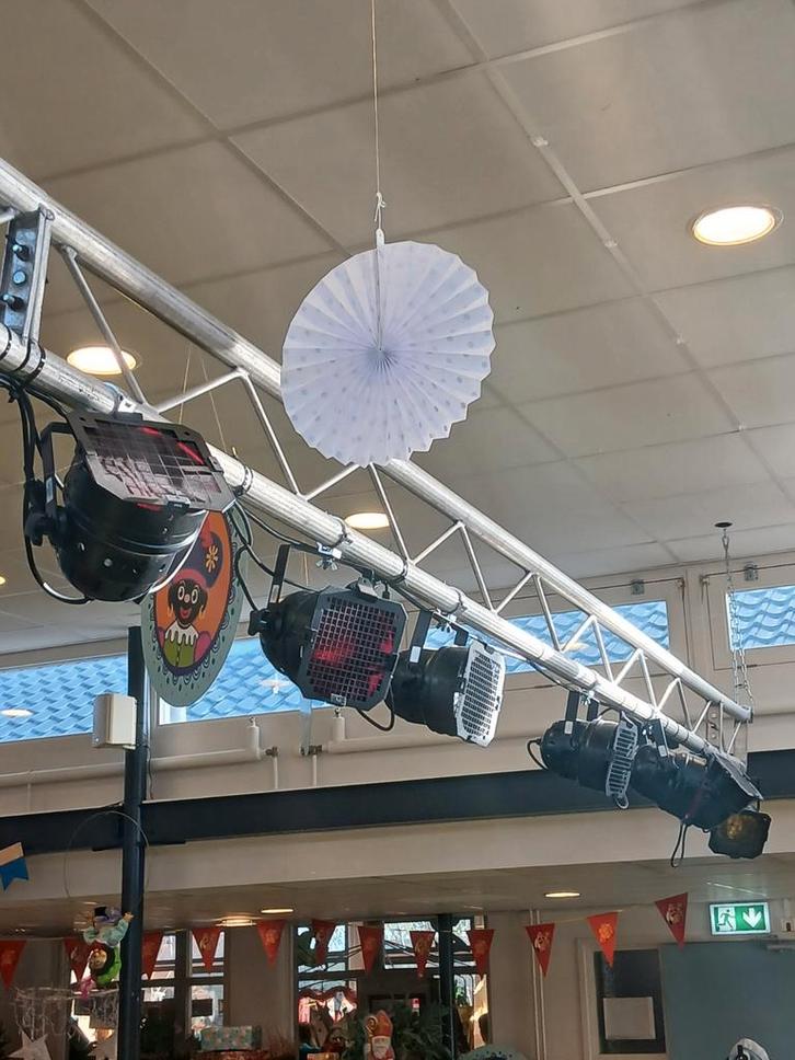 Par 56 discolampen, 8 stuks, Showtec 4 power controller., Muziek en Instrumenten, Licht en Laser, Gebruikt, Licht, Ophalen of Verzenden