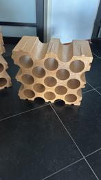 Kunstof kurken Wijnrek - 15 tot 25 flessen, Huis en Inrichting, Ophalen, 50 tot 75 cm, 15 tot 25 flessen, Zo goed als nieuw