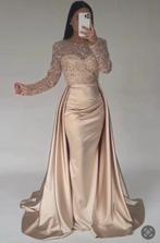 Champagne Galajurk - Prachtig voor speciale gelegenheden!, Beige, Ophalen of Verzenden, Maat 34 (XS) of kleiner, Gedragen