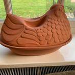 Römertopf braadpan aardewerk vorm kip voor in de oven nieuw, Huis en Inrichting, Ophalen of Verzenden, Nieuw, Overige materialen
