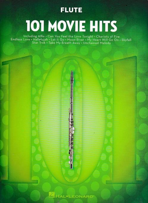 101 Movie hits Flute als nieuw ( 6759 ), Muziek en Instrumenten, Bladmuziek, Zo goed als nieuw, Artiest of Componist, Populair