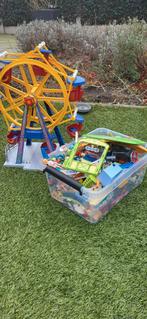 Playmobiel reuzenrad + bak vol playmobiel divers, Kinderen en Baby's, Speelgoed | Racebanen, Gebruikt, Ophalen