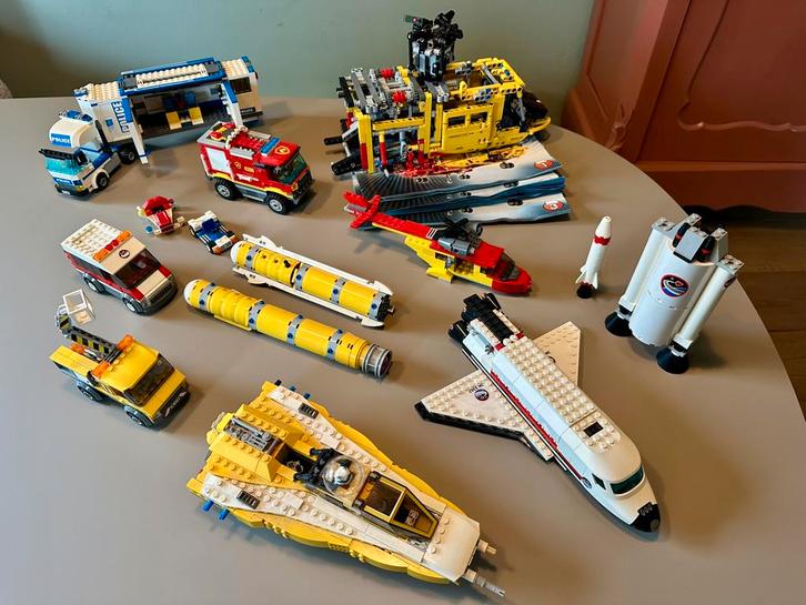 Grote tas Lego (voertuigen), Kinderen en Baby's, Speelgoed | Duplo en Lego, Gebruikt, Lego, Losse stenen, Ophalen