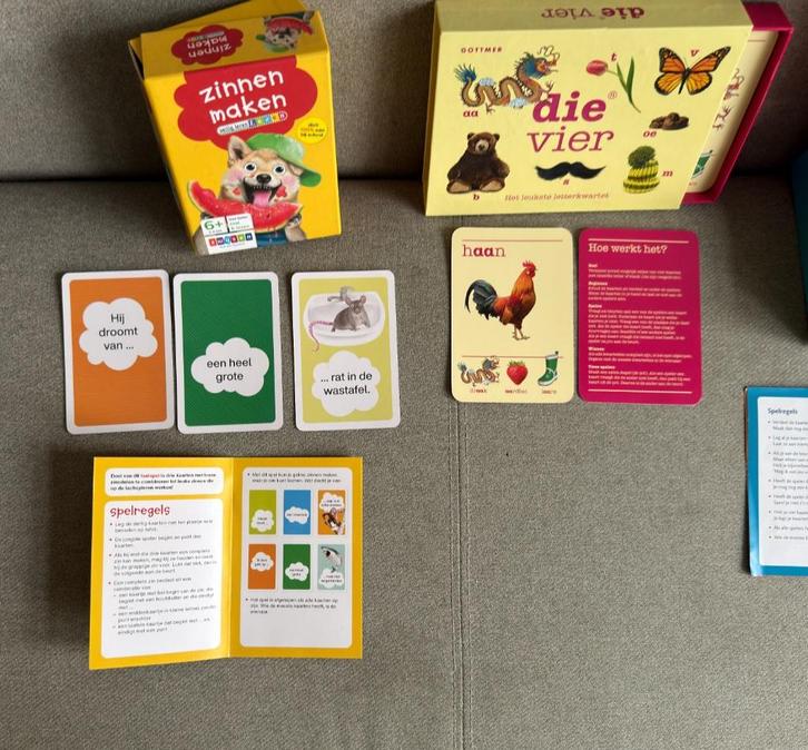 Gorgels AVI-kwartet + andere spelletjes tijdens leren lezen, Kinderen en Baby's, Speelgoed | Educatief en Creatief, Taal en Lezen