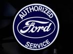 Ford authorized service reclame decoratie verlichting lamp, Verzamelen, Merken en Reclamevoorwerpen, Lichtbak of (neon) lamp, Nieuw